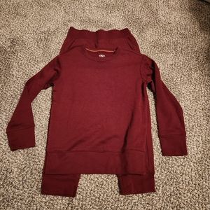 Burgundy Sweat Set
